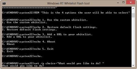 Flash Whitelist