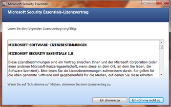 Installation von Microsoft Security Essentials