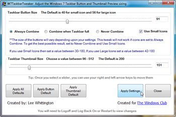 W7TaskbarTweaker